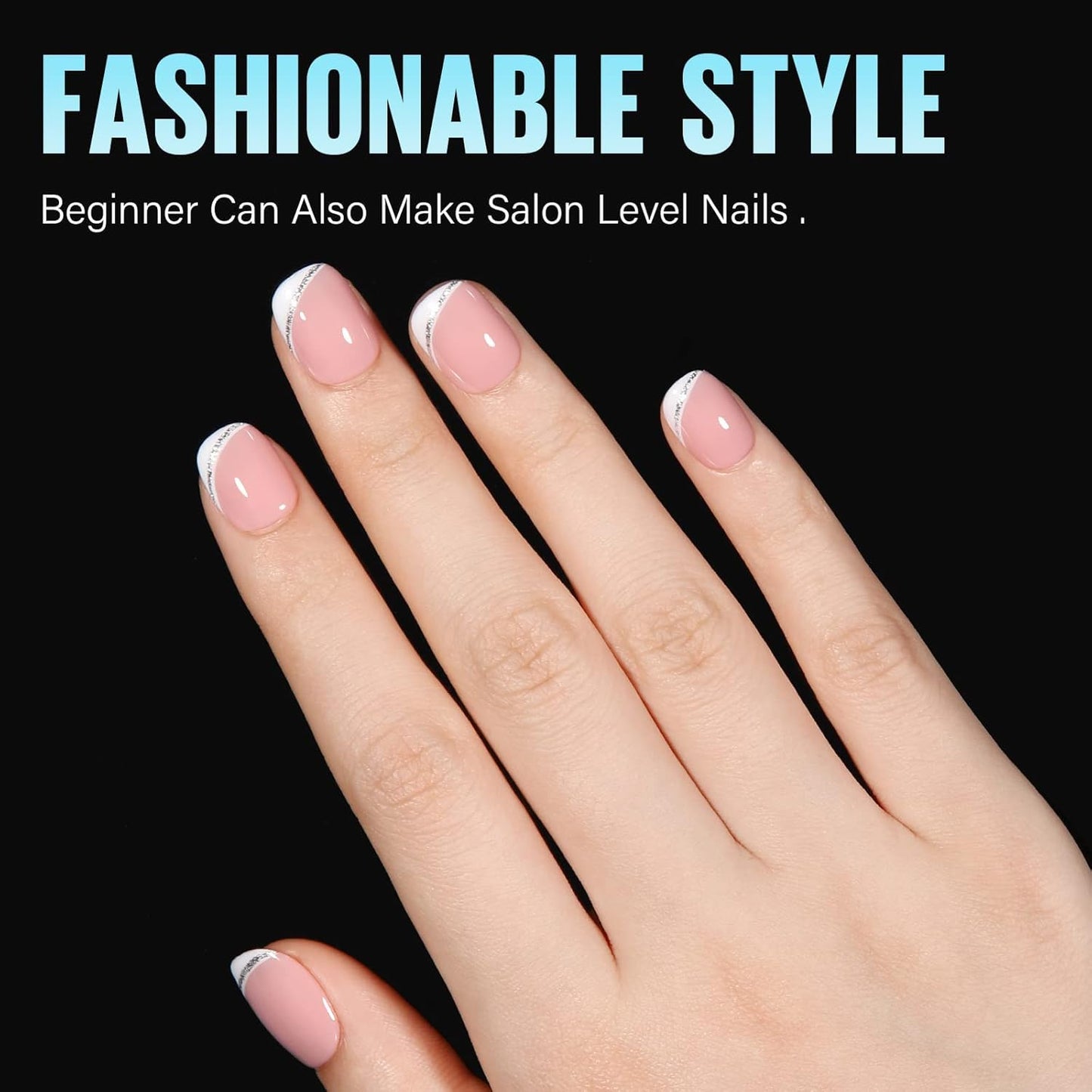 TOMICCA Extra Short Oval Nail Tips, Acrylic Double Sided Matte Fake Nails for Extension,240Pcs 15 Sizes Press On Nail Tips for Home DIY Art Women Girls-BrightBean Baby