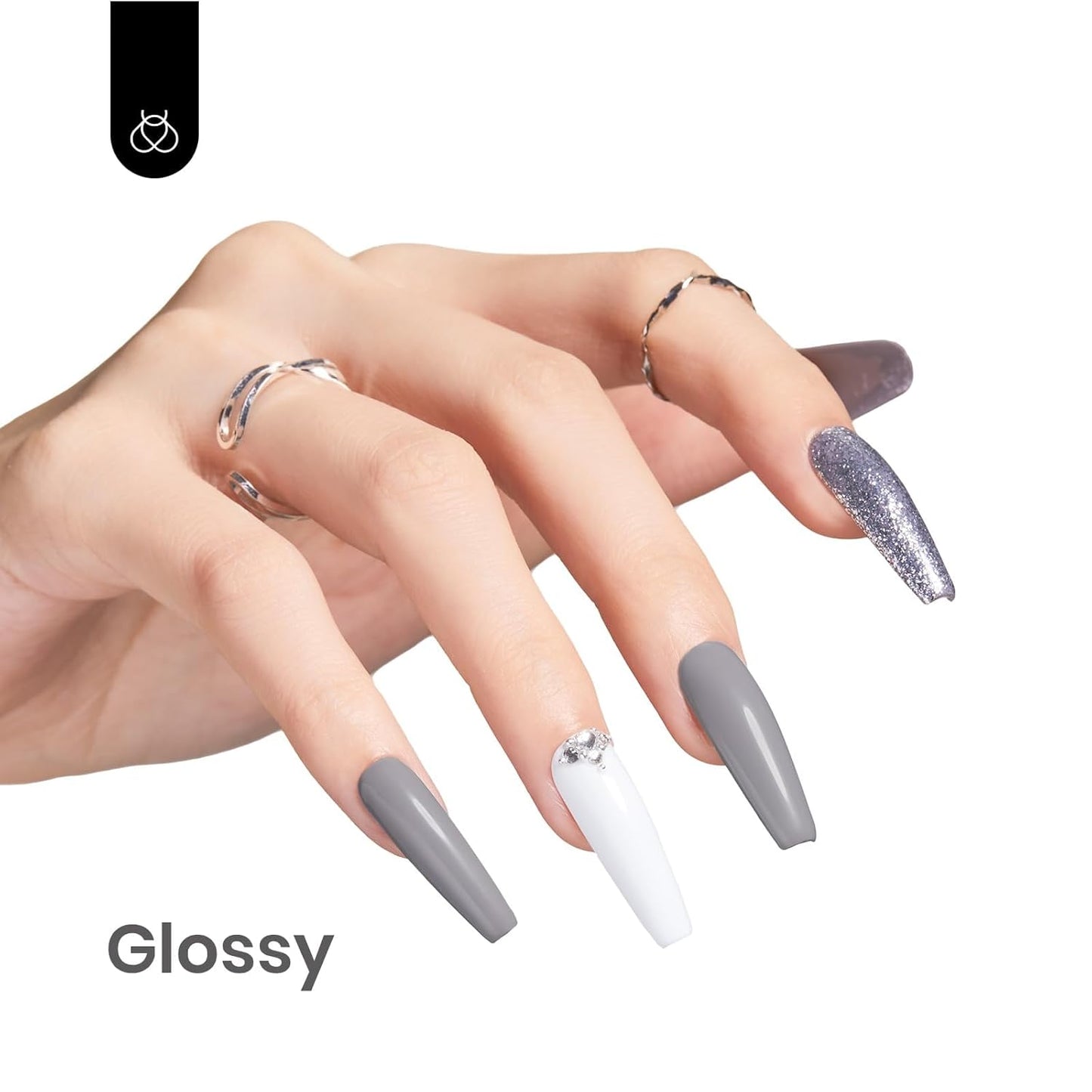 beetles 15 ml Gray Gel Nail Polish Neutral Light Pastel Solid Grey Color Soak Off LED UV Lamp DIY Manicure Decoration Nail Art Design Salon at Home Gift for Women Girls-BrightBean Baby