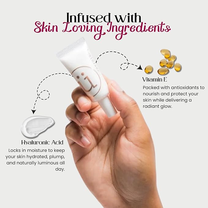 M2U NYC Liquid Highlighter Makeup – Lightweight Luminizer for Natural Radiant Glow with Shimmer – Ultra Smooth Hydrating Illuminator, Face, Cheekbone & Body Glow Enhancer Pink Pearl (Futurity)-BrightBean Baby