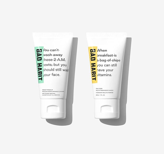 Bad Habit Wake Things Up and Daily Dose Skin Care Travel Set-BrightBean Baby