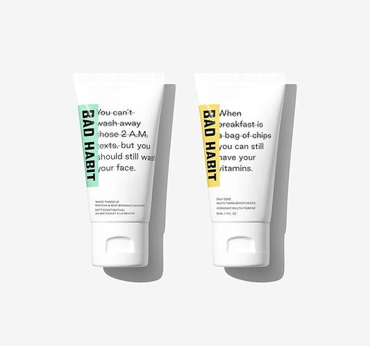 Bad Habit Wake Things Up and Daily Dose Skin Care Travel Set-BrightBean Baby