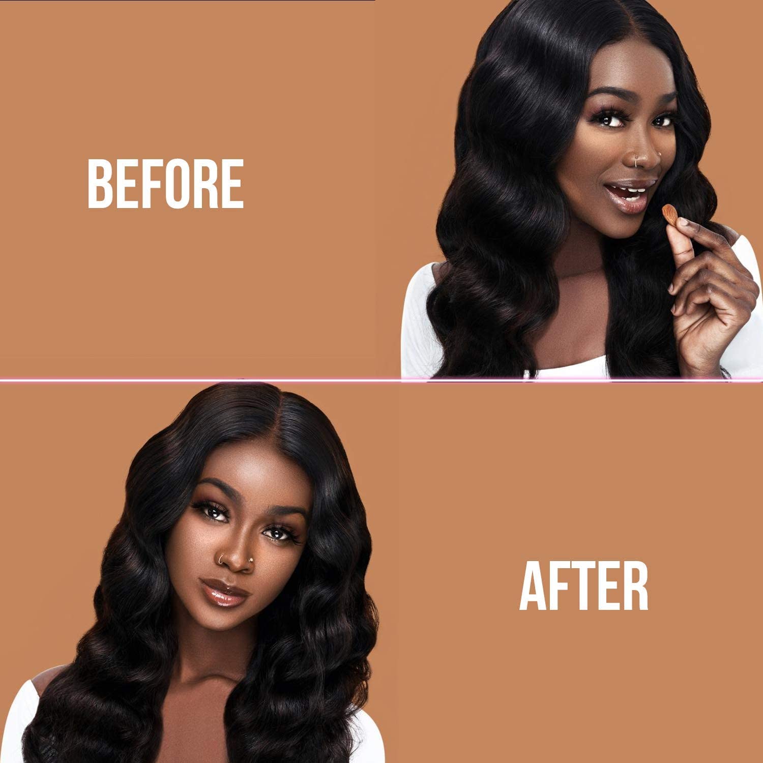 Beauty Bakerie Flour Setting Powder for Foundation, Loose Face Powder Makeup, Perfect for Oily Skin, Long-Lasting Matte Finish, Ideal for Baking and Blurring, 0.5oz, Almond (Chestnut)-BrightBean Baby