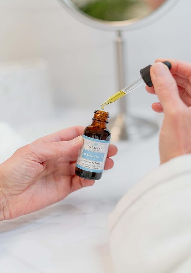 Vitality Extracts Healthy Scalp Essential Oil Blend - 30ml, Cleanse, Hair Growth, Amla Oil, Ayurvedic, Hair Repair, Strengthening, Rejuvenate, Luster & Shine-BrightBean Baby