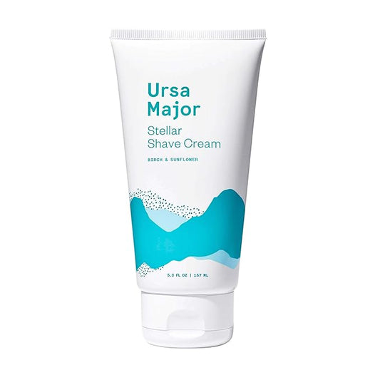 Ursa Major Natural Shave Cream | Non-irritating, Vegan and Cruelty-Free | Formulated for Men and Women | 5.3 ounces-BrightBean Baby