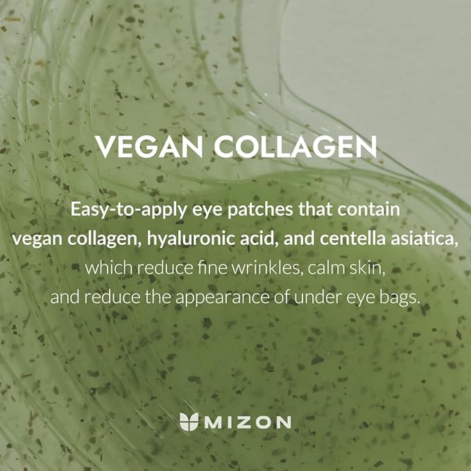 MIZON Phyto Plump Collagen Eye Gel Patch with Moringa, Triple Hyaluronic Acid, and Botanical Extracts for Brightening, Hydration, and Elasticity – 60pcs – Improves Vitality and Glow-BrightBean Baby