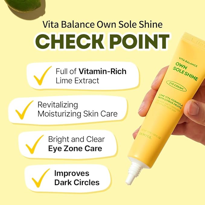 EUNYUL Vita Balance Own Sole Shine Eye Cream [1.01 fl.Oz / 30ml] Vitamin C Eye Cream, Korean Cosmetics, Korean Skin Care-BrightBean Baby