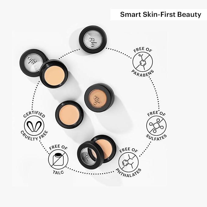 Glo Skin Beauty Oil-Free Camouflage Concealer - Correct and Conceal Imperfections, Blemishes & Dark Spots, Nourishing Makeup for a More Even Complexion (Natural)-BrightBean Baby
