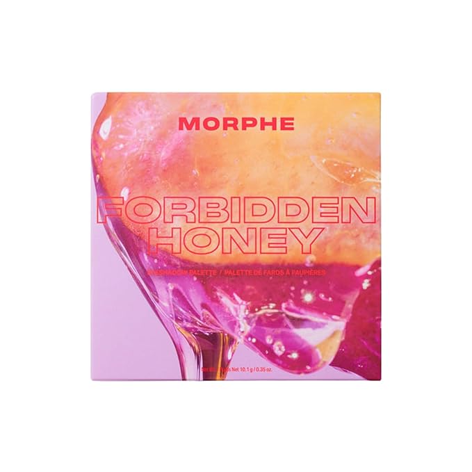 Morphe Forbidden Honey Artistry Palette - Foil-Effect Eyeshadow Palette with Matte, Shimmer & Foil Finishes - Pink & Brown Eyeshadow with Luminous Payoff (0.35 oz)-BrightBean Baby