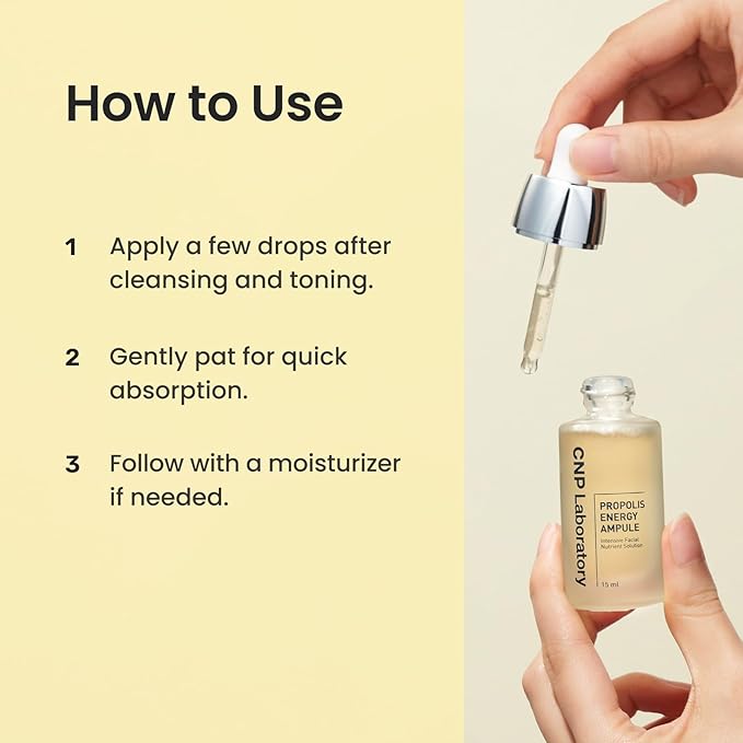 CNP Honey Glow Serum - Hyaluronic Acid & Propolis for Hydrating, Anti-Aging, Centella Soothing Serum, for Sensitive Skin, Korean Skin Care (1.18 fl. oz)-BrightBean Baby