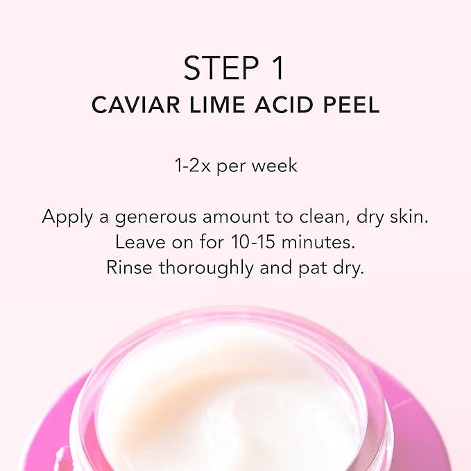 Lancer Skincare Vibrant Glow 3-Piece Set, Contains Moisturizing Face Mask, Caviar Acid Peel, Active Rejuvenation Serum for Vibrant Skin-BrightBean Baby