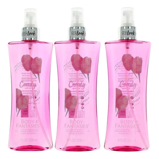 Parfums De Coeur Cotton Candy by Body Fantasies, 3 Pack 8 oz Fragrance Body Spray women-BrightBean Baby