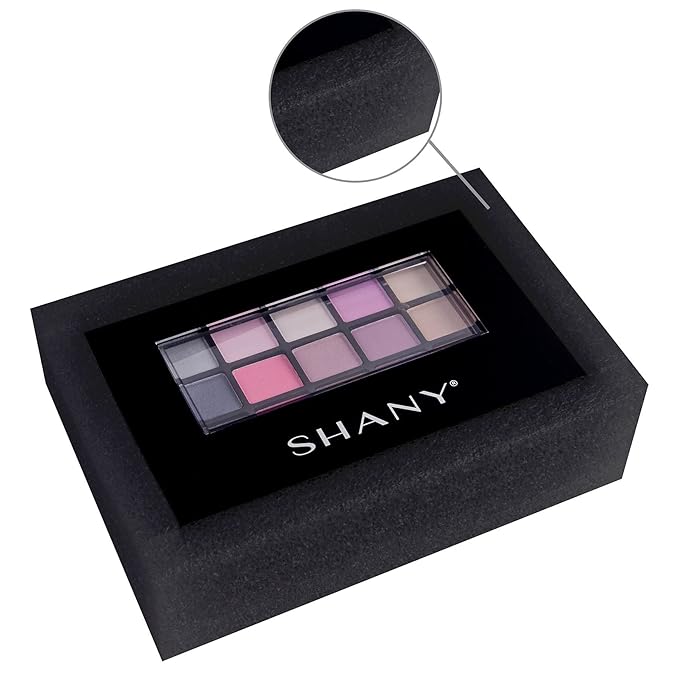 SHANY Fierce & Flawless All-in-One Makeup Set Compact with Mirror, 15 Eye Shadows, 2 Bronzers, 2 Blushes and 15 Lip/Eye Glosses, Makeup Applicators, Premium Giftable Packaging-BrightBean Baby