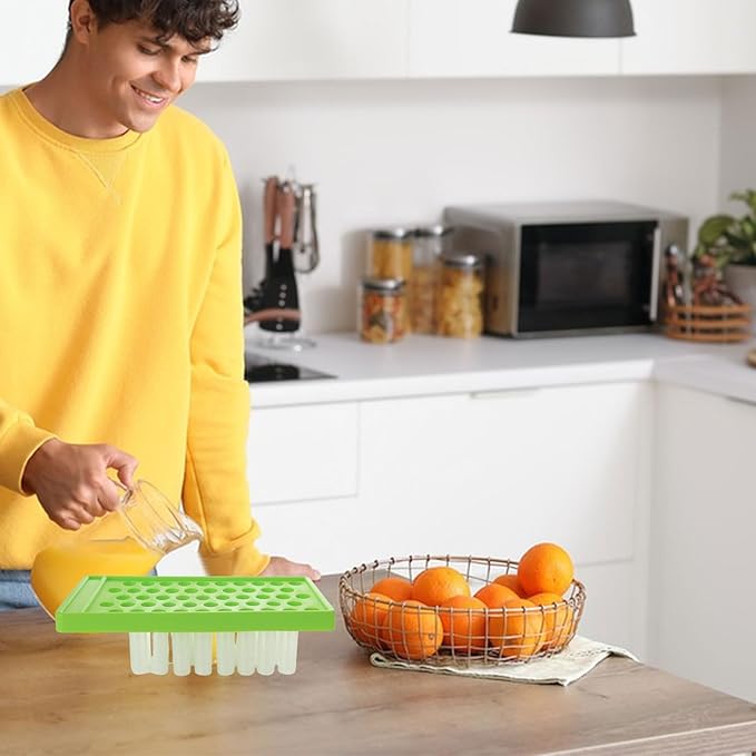 Lip Balm Tubes with Filling Tray and Spatula, 100PCS 5ml White Lip Balm Containers with White Caps, DIY Lip Care Balms Making Tray and Spatula for Women Girl Cosmetics Makeup-BrightBean Baby