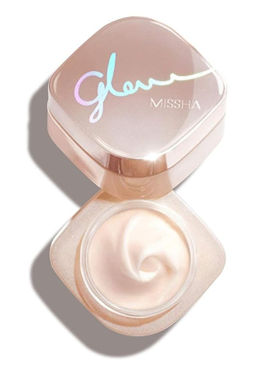 MISSHA Glow Skin Balm 1.69 fl oz/ 50ml 4-in-1 Primer, Moisturizing Cream, Morning Pack, Luminizing Cream for a Flawless Natural Glow Glass Skin-BrightBean Baby