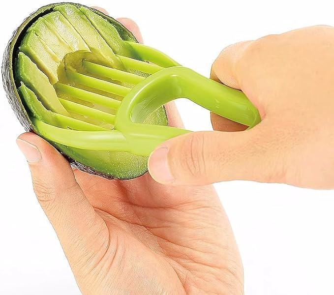 3 In 1 Avocado Slicer Tool: Avocado Peeler Slicer Tool, Avocado Knife, Avocado Cutter and Kitchen Gadgets for Pit Remover Fruit & Vegetable
