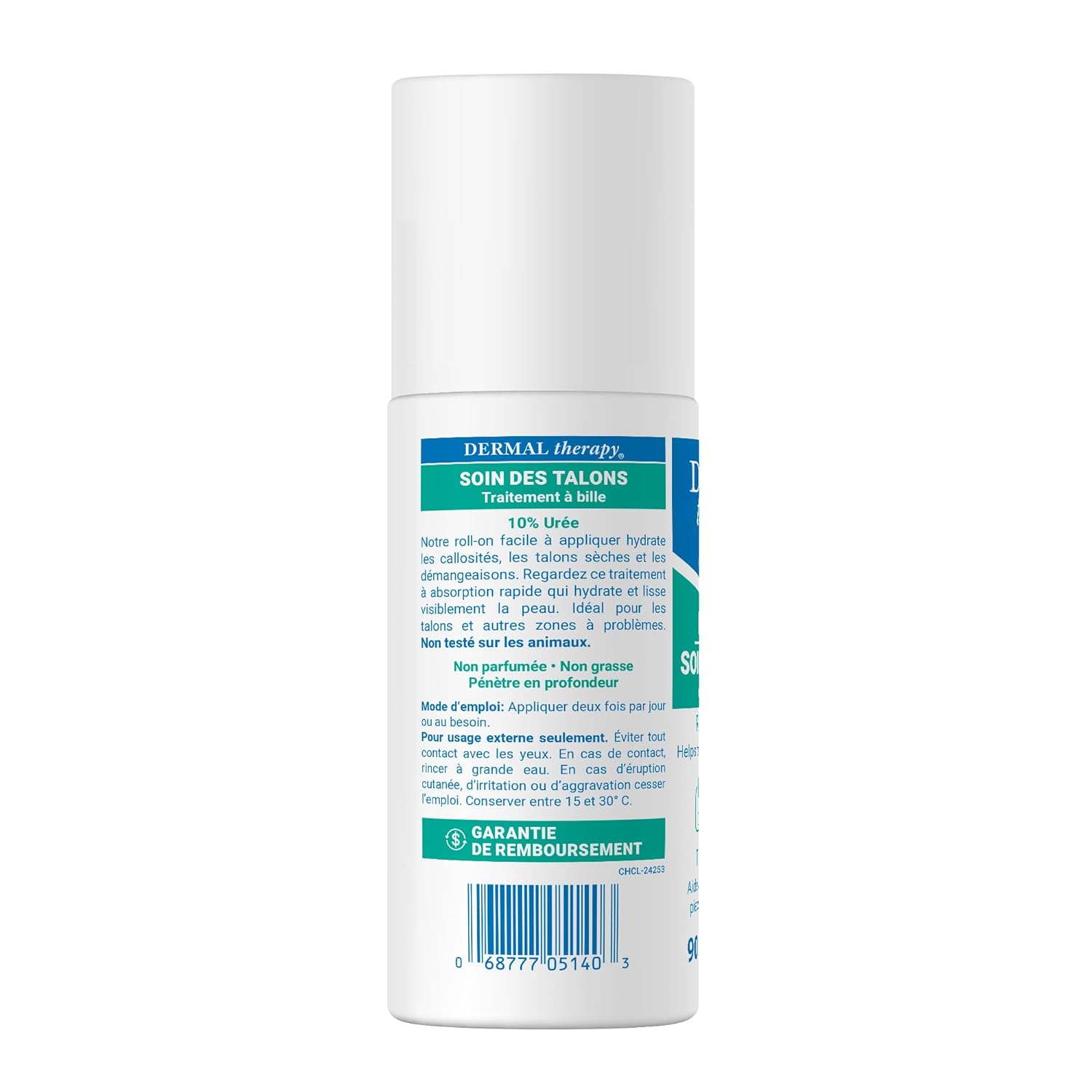 Dermal Therapy Heel Care Liquid Roll-On – Intensive Moisturizing & Repair for Cracked Heels, Dry & Rough Skin – Fast-Absorbing, Mess-Free Application – Hydrating Foot Care Treatment-BrightBean Baby