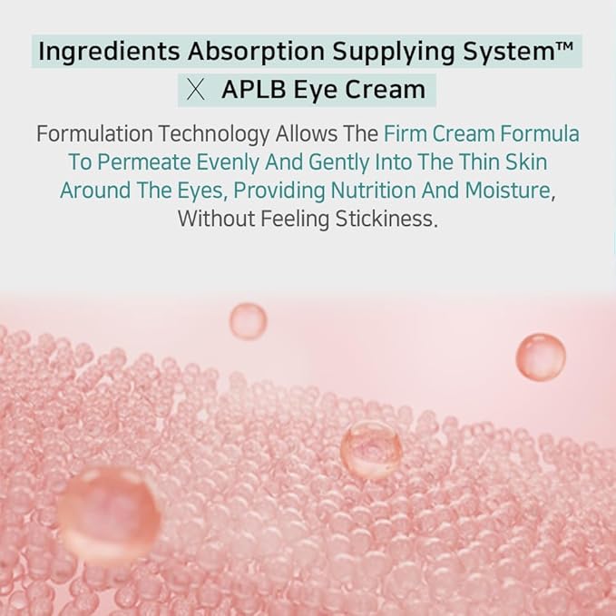 APLB Glutathione Niacinamide Eye Cream | LIPO GLUTA NIAC CEN™ 27.4% 0.68 FL.OZ/Korean Skincare, Eye cream for dark circles and puffiness, Improve elasticity & provide moisture around eye region-BrightBean Baby