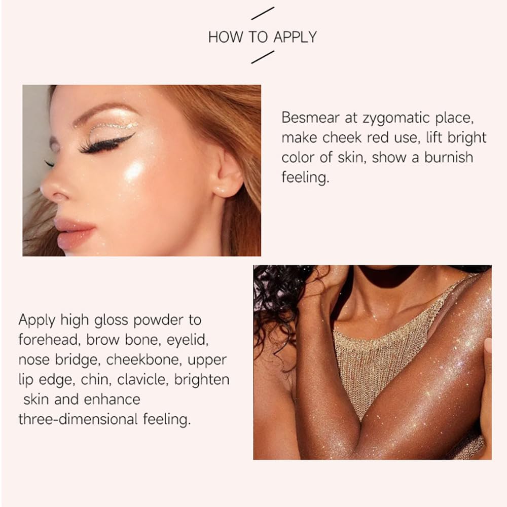 Monochrome Powder Eyeshadow Palette Makeup,Brown Natural Neutral Single Shimmer Eye Shadow for Older Women,Buildable Sparkly Eye Finish,Long Lasting Naturing-Looking-BrightBean Baby