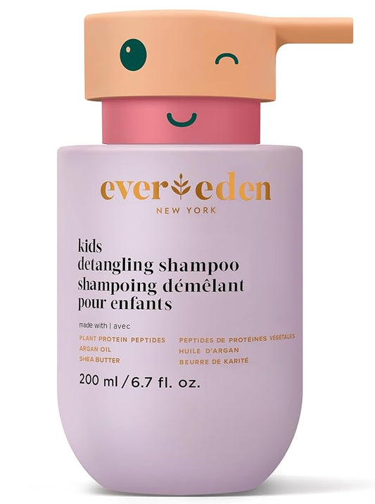 Evereden Kids Shampoo | Tear-Free Detangling Shampoo for Girls with Curly or Straight Hair | Clean, Non-Toxic, and Gentle Haircare | Sulfate-Free, Hypoallergenic, Safe for Daily Use | 6.7 fl oz-BrightBean Baby