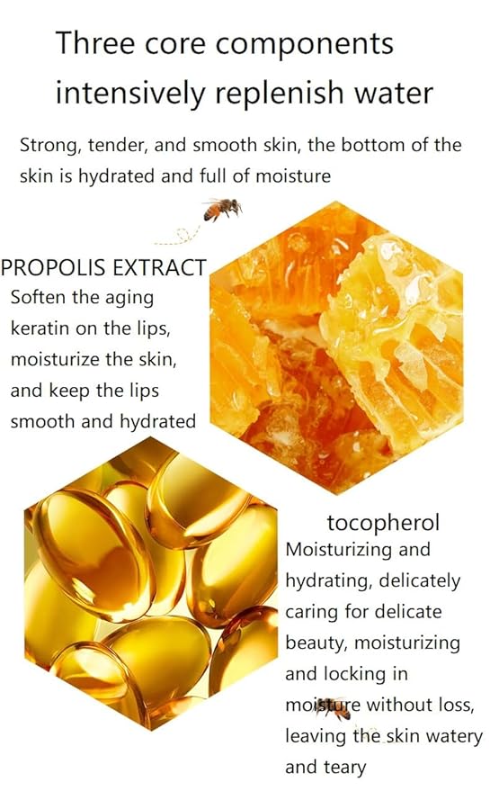 2 Pcs Lip Balm Honey Pot, Honey & Strawberry Hydrating Lip Mask, Reduces Lip Lines Prevention Dry and Cracked Lip Scrubs Exfoliator Honeypot Lip Balm. (Honey & Strawberry)-BrightBean Baby