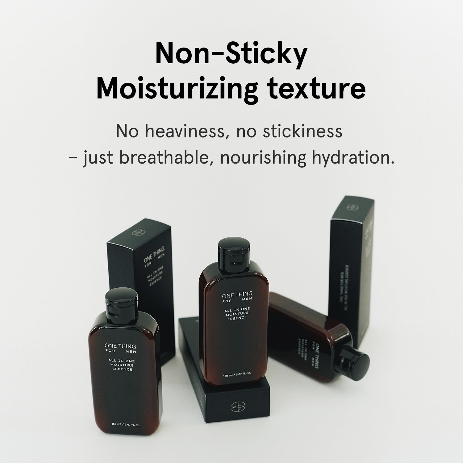 ONE THING FOR MEN All in One Moisture Essence 5.07 Fl Oz | 4-in-1 Soothing Mens Face Moisturizer, Toner, Aftershave Lotion, Daily Hydrating Serum, HA Hyaluronic Acid, Barrier Relief | Korean Skin Care-BrightBean Baby