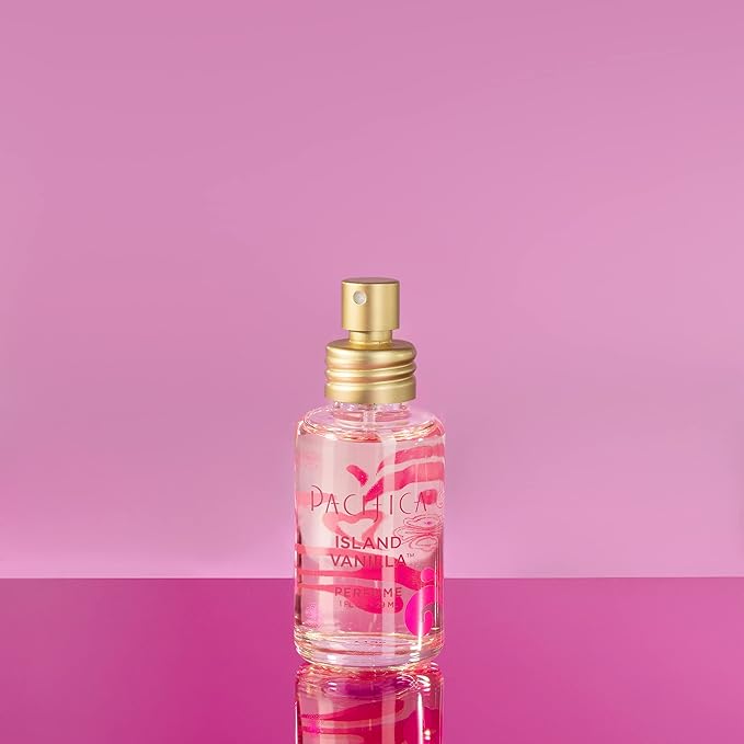 Pacifica Island Vanilla Spray Perfume & Hair and Body Mist Set – Tahitian Vanilla Clean Fragrance Duo, Essential Oil Blend, Alcohol-Free Hair/Body Mist Clean Beauty 100% Vegan & Cruelty-Free-BrightBean Baby