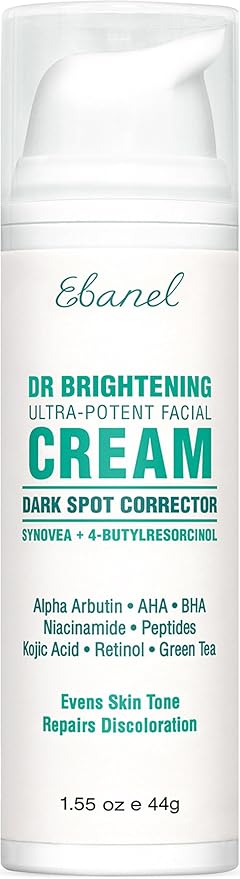 Ebanel Dark Spot Remover for Face & Body, Skin Brightening Cream with Synovea, Alpha Arbutin, Niacinamide, Kojic Acid, Dark Spot Corrector for Hyperpigmentation, Discoloration, Melasma, and Age Spots-BrightBean Baby
