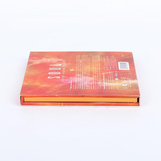 docolor Eyeshadow Palette 9Colors Orange Eyeshadow Gemstone Shadow Palettes Highly Pigmented Mattes Shimmers Smokey Glitter Cream Colorful Powder Blendable Long Lasting Waterproof Makeup Palette-BrightBean Baby