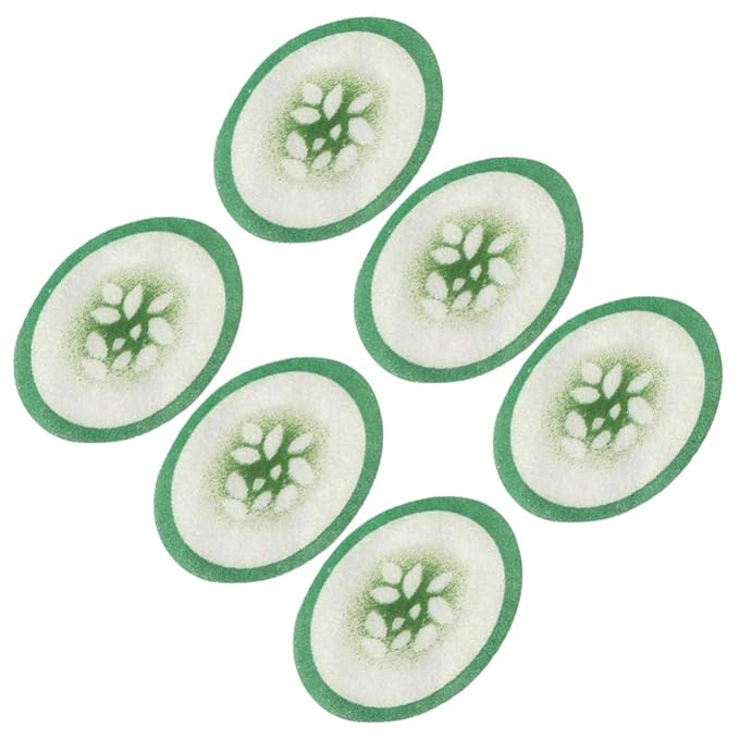 100pcs Under Eye Pads Disposable Cucumber Print Non-Woven Eye Patches Eyelash Pad DIY Eye Care Tool for Home Travel and Salon-BrightBean Baby