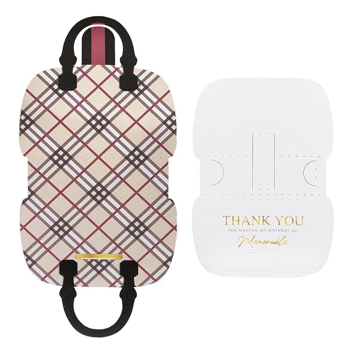 Summer-Ray 25 Sets Luxury Lip Balm Holder for Wedding Party Favors Thank You for Celebrating with Us on Our Special Day (For Birthday)-BrightBean Baby