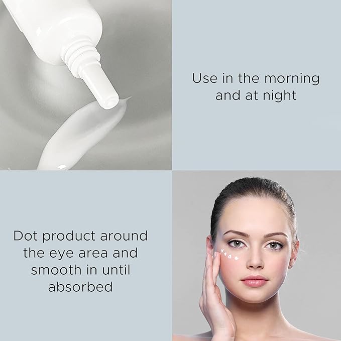 Japanese Anti Aging Firming Eye Cream - Anti Wrinkles & Puffiness - Minimize Bags Under Eyes Fine Lines & Dark Circles - Hydrating and Brightening with Collagen & Arginine (0.35 Fl Oz -10 g)-BrightBean Baby