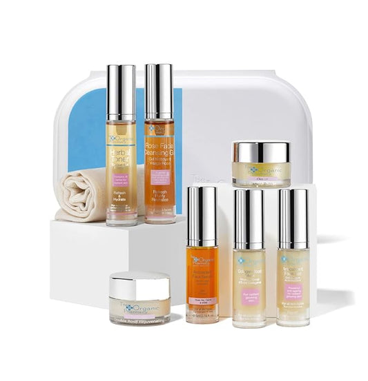 The Organic Pharmacy Essential Skin Care Kit - 7 Pc Travel-size Collection-BrightBean Baby