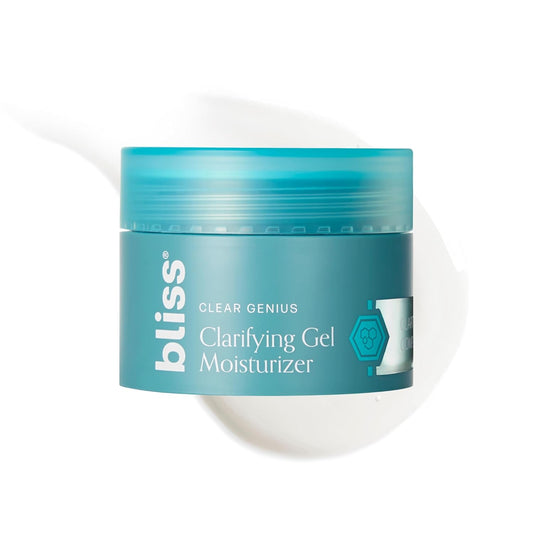 Bliss Clear Genius Clarifying Gel Moisturizer with CLARITY 5 Complex | Salicylic Acid, Niacinamide & Witch Hazel for Blemish-Prone Skin, 1.7 fl oz-BrightBean Baby