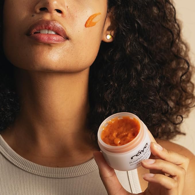 Raya Pumpkin Enzyme Facial Puree (127) | Gentle and Exfoliating Treatment for All Skin | Reduces Fine Lines and Minimizes Pore Size-BrightBean Baby