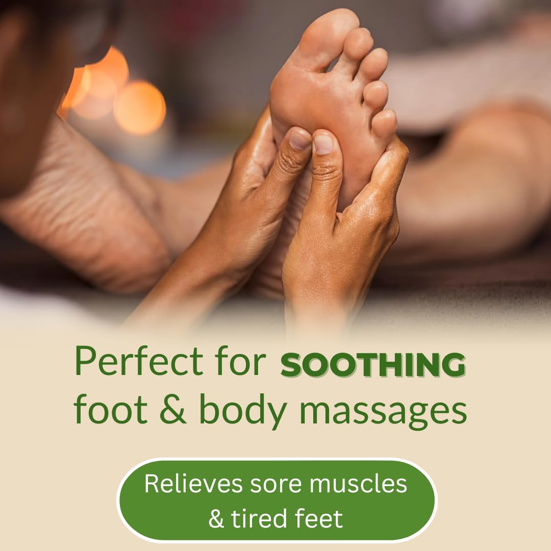 Peppermint, Rosemary, Eucalyptus & Tea Tree Oil Foot Cream for Dry Feet, Cracked Heels, Calluses, Athlete's Foot - Heel Repair Cream for Women & Men (8 oz)-BrightBean Baby