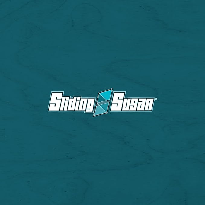 SlidingSusan Cheese Cutting Board - 11” Maple Wood with Black Stainless Steel Slicer - Charcuterie Block for Hard & Soft Cheeses, Butter, Meat – Heavy Duty Handheld Kitchen Tool