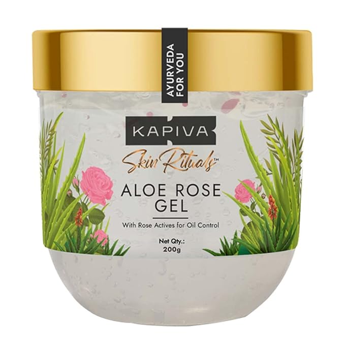 Skin Rituals Aloe Rose Gel 200 gms | After-sun Soothing Gel | For Sunburn Relief & Hydration | Clinically Tested Rose Actives| Ayurvedic Tan Minimiser-BrightBean Baby