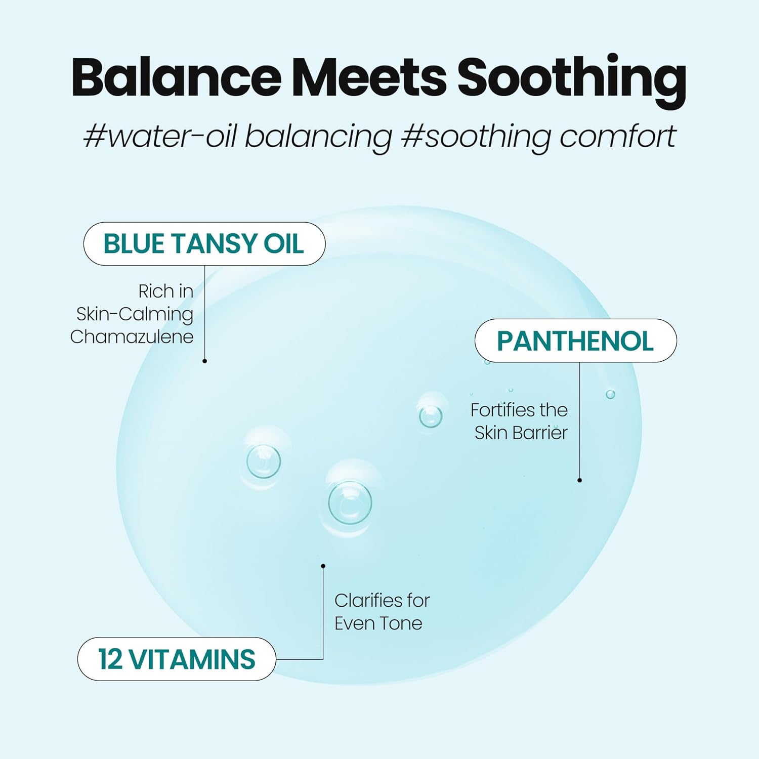 [K-Beauty] Blue Tansy Oil to Foam - All-in-One Korean Face Wash OilBased Foaming Facial Cleanser - Excess Sebum & Oil Control - Makeup Deep Cleansing Oil for All Skin Types (3.88 fl oz)-BrightBean Baby