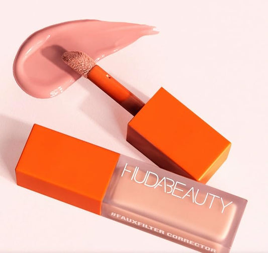 HUDA BEAUTY #FAUXFILTER Under Eye Color Corrector - Peach (light pinky orange for light to medium skin tones)-BrightBean Baby