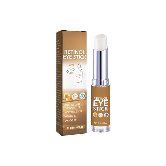 Retinol Eye Stick with Collagen & Hyaluronic Acid Eye Cream for Dark Circle and Puffiness, Brightening Eye Balm Reduces Fine Lines and Bags in 4 Weeks-BrightBean Baby