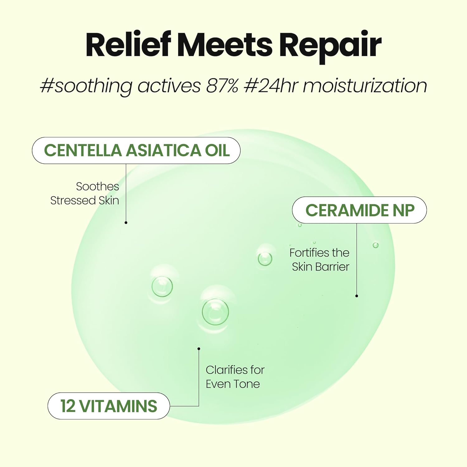 [K-Beauty] Cica Biome Oil to Foam - All-in-One Korean Face Wash OilBased Foaming Facial Cleanser - Deeply Hydrating & Moisturizing Makeup Deep Cleansing Oil for Sensitive Skin (3.88 fl oz)-BrightBean Baby