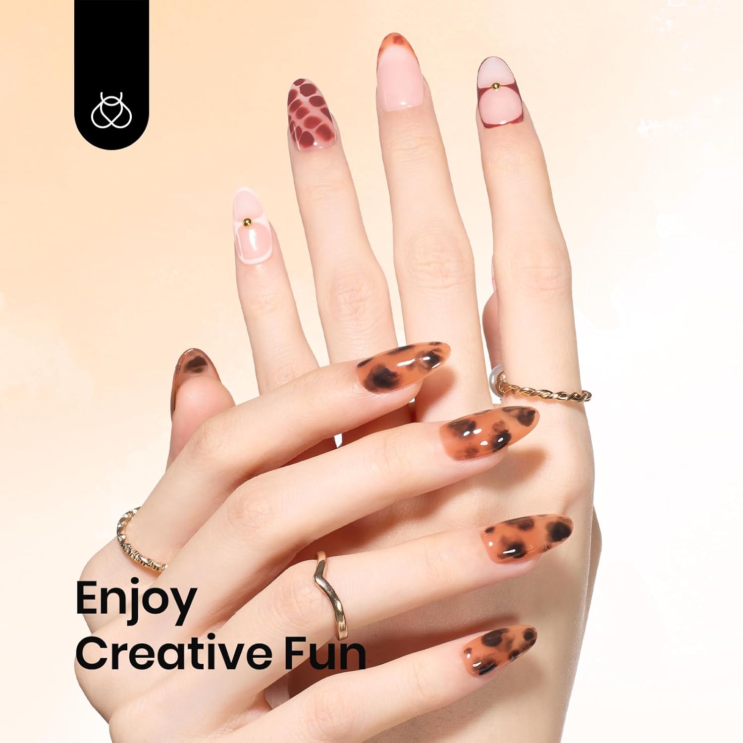 Beetles Halloween Blooming Gel: 2 Pcs 15ml Clear Uv Led Blooming Gel Nail Polish for Spreading Effect Blossom Marble Natural Stone Watercolor Floral Print Soak off Nail Diy Design-BrightBean Baby