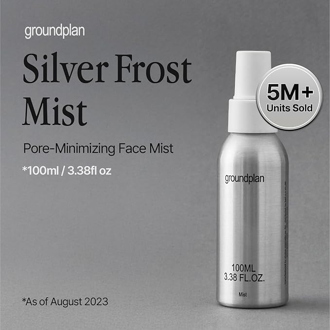 Silver Frost Mist - Facial Barrier Toner Spray with 80% Witch Hazel Water, Cica for Skin Barrier Repair, Recovery Mist for Sensitive Skin, Dewy Hydration, Korean Skin Care (3.38 fl oz)-BrightBean Baby
