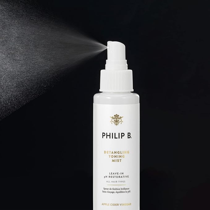PHILIP B Detangling Toning Mist pH Restorative 4.23 oz. (125 ml) | Un-Tease Tangles, Leaves Hair Glossy, Smooth and Frizz-Free-BrightBean Baby