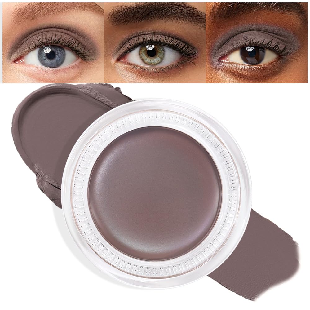 Single Cream Chocolate Matte Eyeshadow Palette Makeup, Natural Single Mini Instant Holographic Eyeshadow For Women, Sombras Crema Para Ojos, Talc, Paraben & Cruelty Free, 720-BrightBean Baby