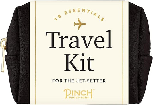 Pinch Provisions Travel Kit, includes 18 Must-Have Emergency Essential Items for Travelling, Ideal Road Trip or Airport Gift for Friends, Family & Peers, Portable Pouch-BrightBean Baby