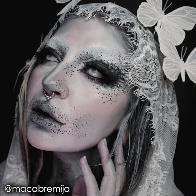 Mehron Makeup CreamBlend Stick | Face Paint, Body Paint, & Foundation Cream Makeup | Perfect for Halloween .75 oz (21 g) (Butterfly Ivory)-BrightBean Baby