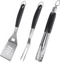 HAUSHOF Large Grill Accessories Heavy Duty BBQ Set Gifts for Men/Women - Premium Stainless Steel Spatula, Fork & Tongs, Barbecue Utensils Tool Kit Gift for Grilling Lover Outdoor