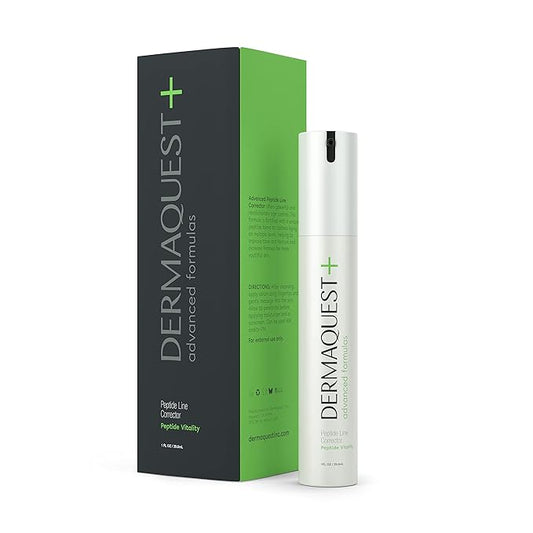 DermaQuest+ NEW Peptide Line Corrector Face Serum (1oz)-BrightBean Baby