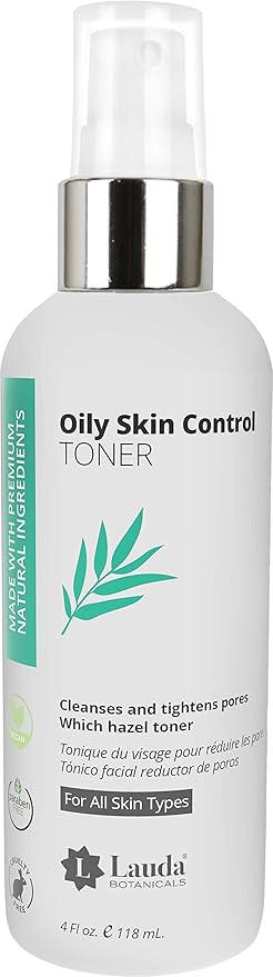 LAUDA BOTANICALS Vitamin C Facial Toner Spray, Hydrating Skin Balancing, Refreshing Pore Minimizer with Organic Witch Hazel, Aloe Vera, Anti Aging Antioxidants for Combination & Oily Skin, 4 Oz-BrightBean Baby